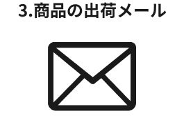 3.商品の出荷メール