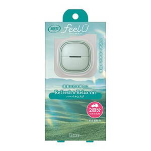 エステー 消臭力 クルマ用 feelU クリップタイプ 本体 ハーバルムスク