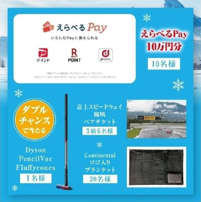 えらべるPay 10万円分 10名様