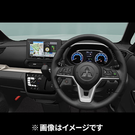 AVIC-RF722-DC　9V型フローティングタイプAV一体型メモリーナビ＋工賃コミコミセット（オーディオレス車限定／マルチアラウンドモニター搭載車）