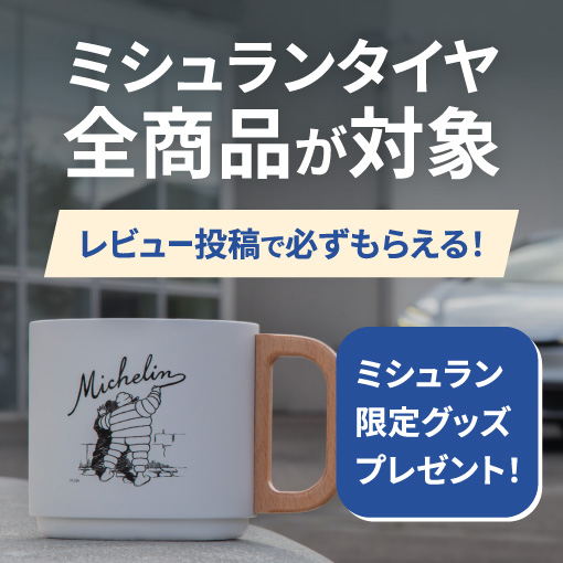レビュー投稿で必ずもらえる！ミシュラン限定グッズプレゼント！